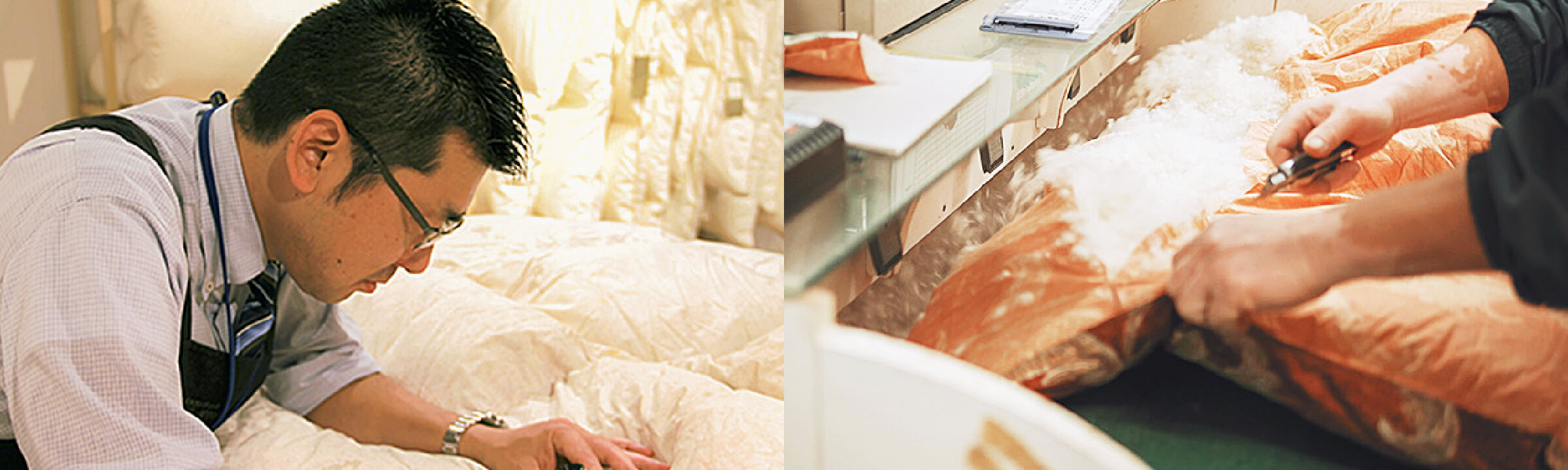 西川羽毛ふとんリフォーム